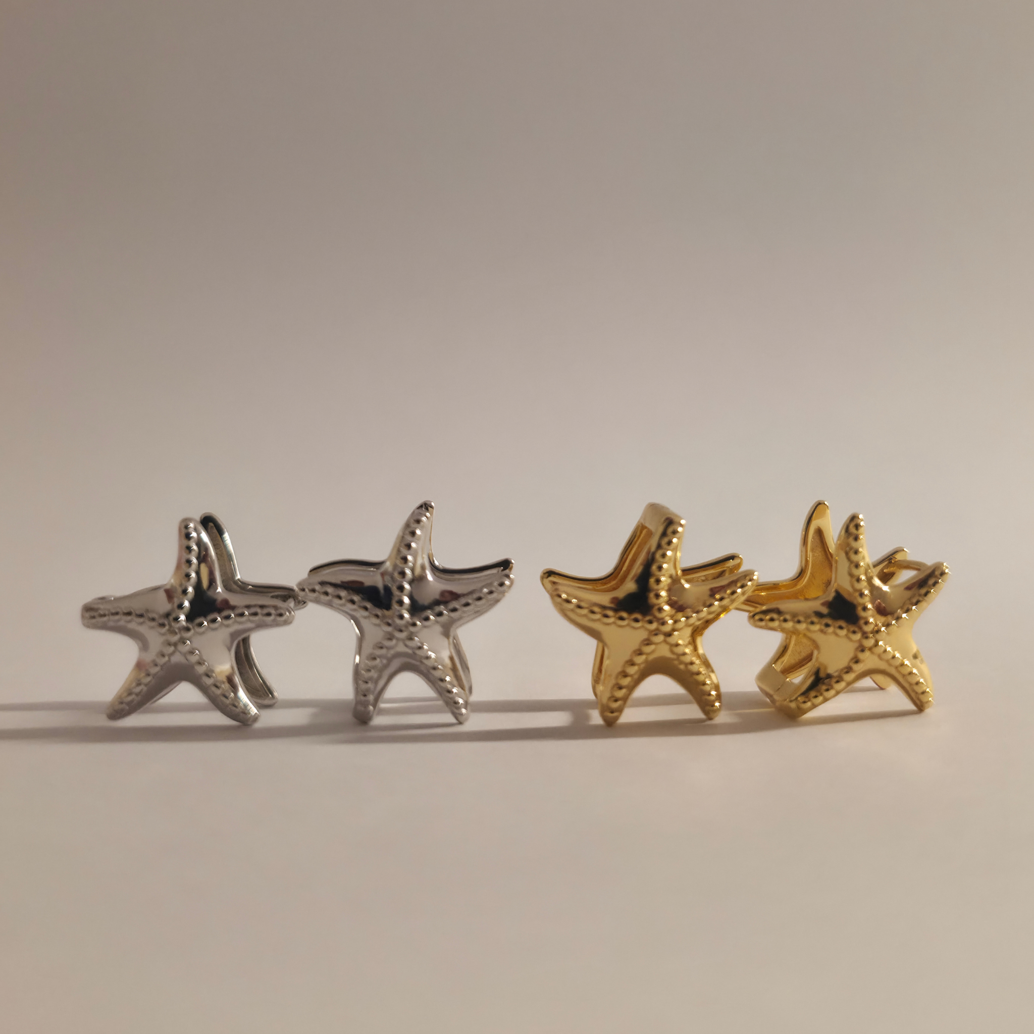 Lucky Starfish Earring Gold