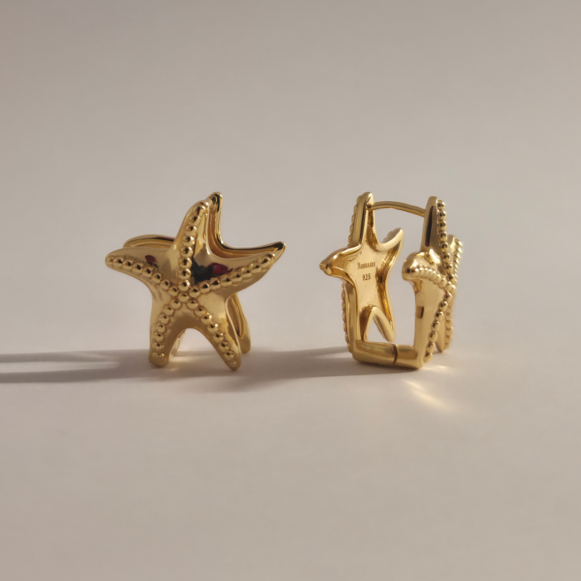 Lucky Starfish Earring Gold