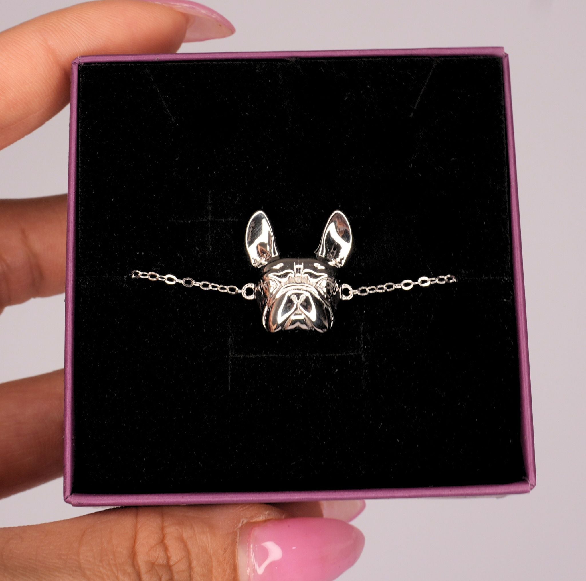 Frenchie Bracelet Silver