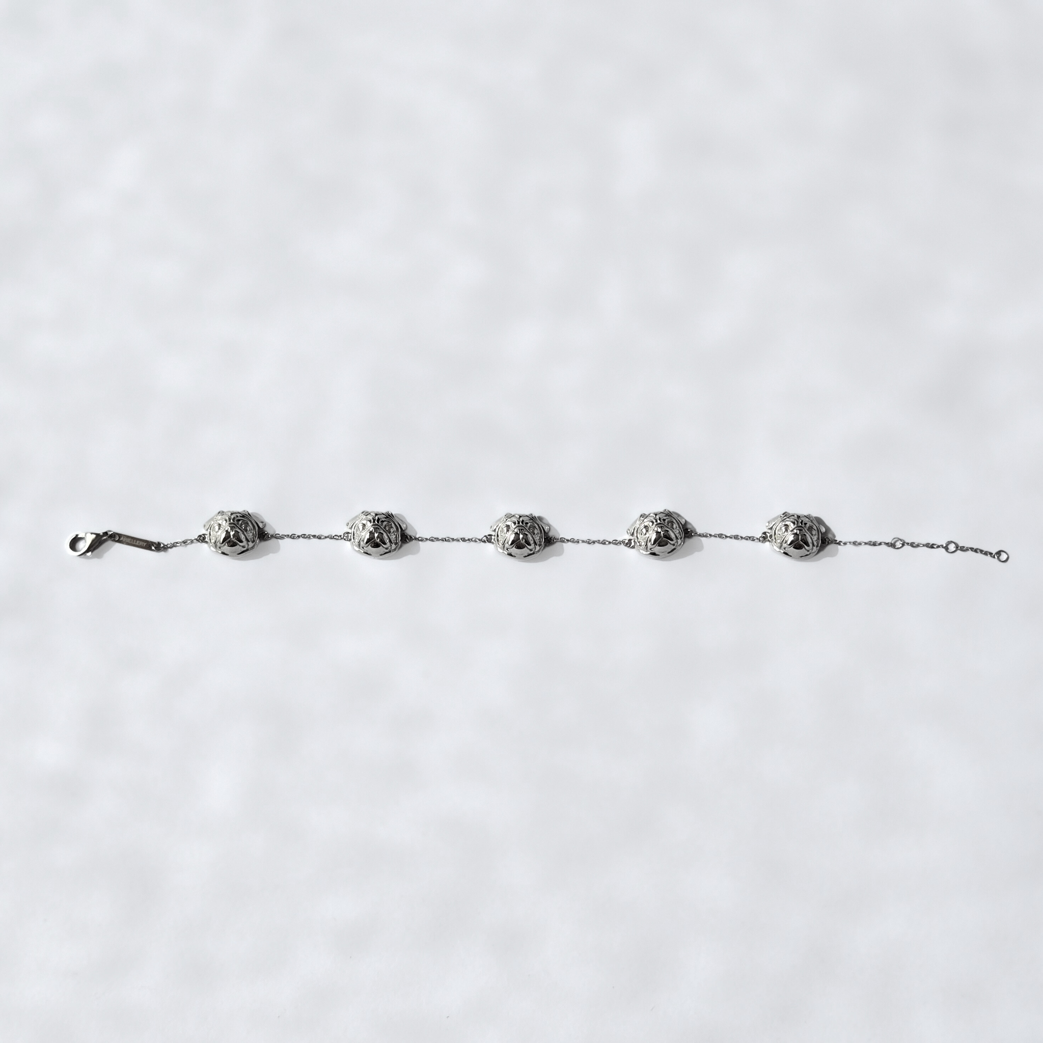 Pug Bracelet Silver