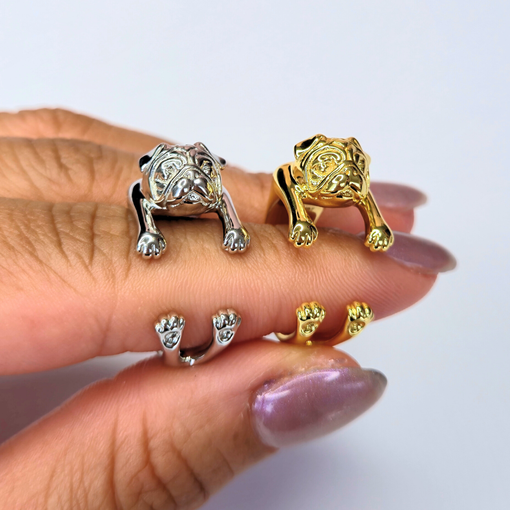 Pug Hug Ring