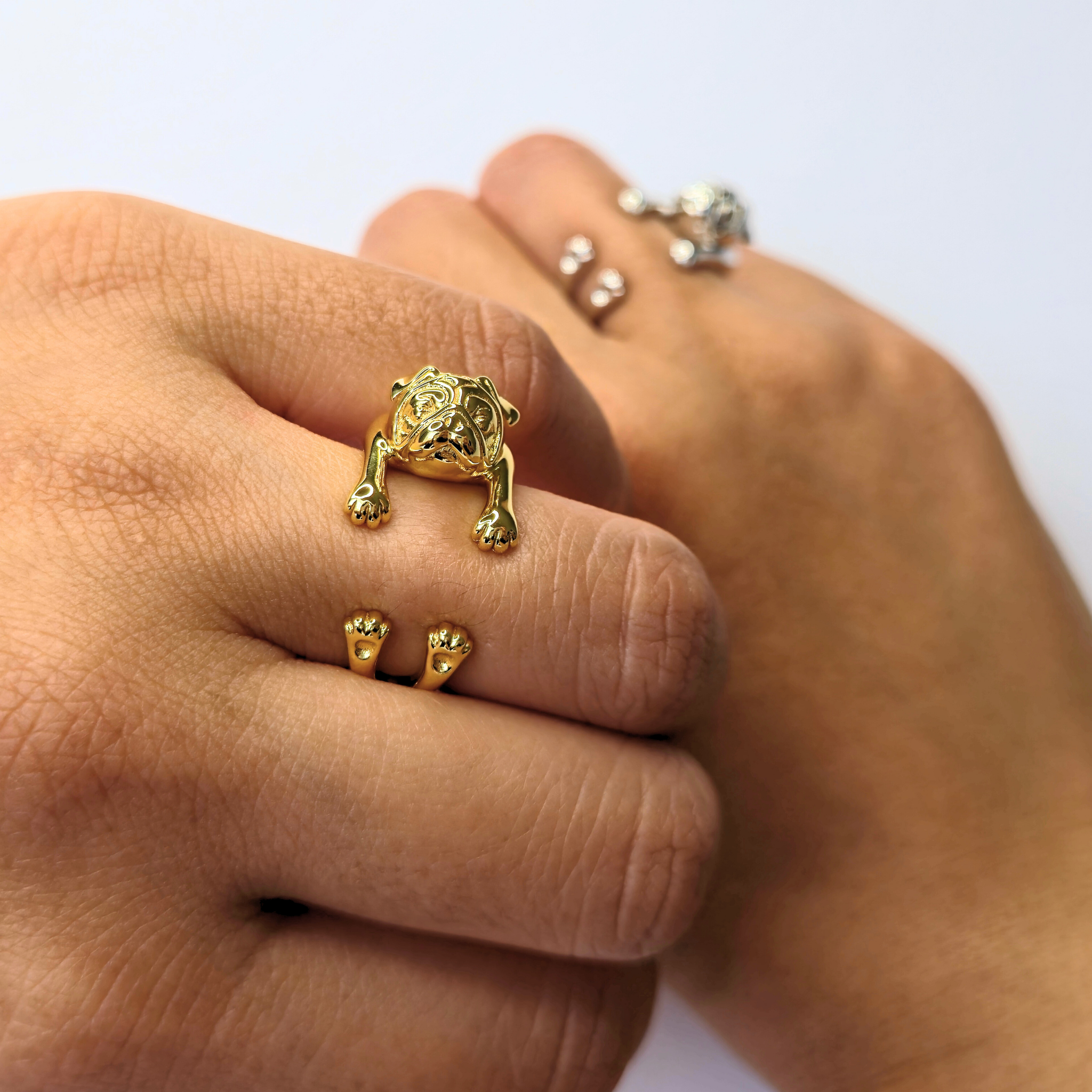 Pug Hug Ring