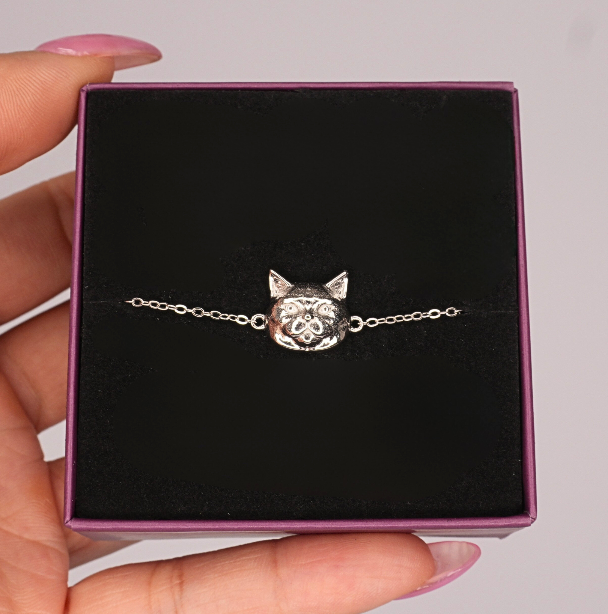Cat Bracelet Silver