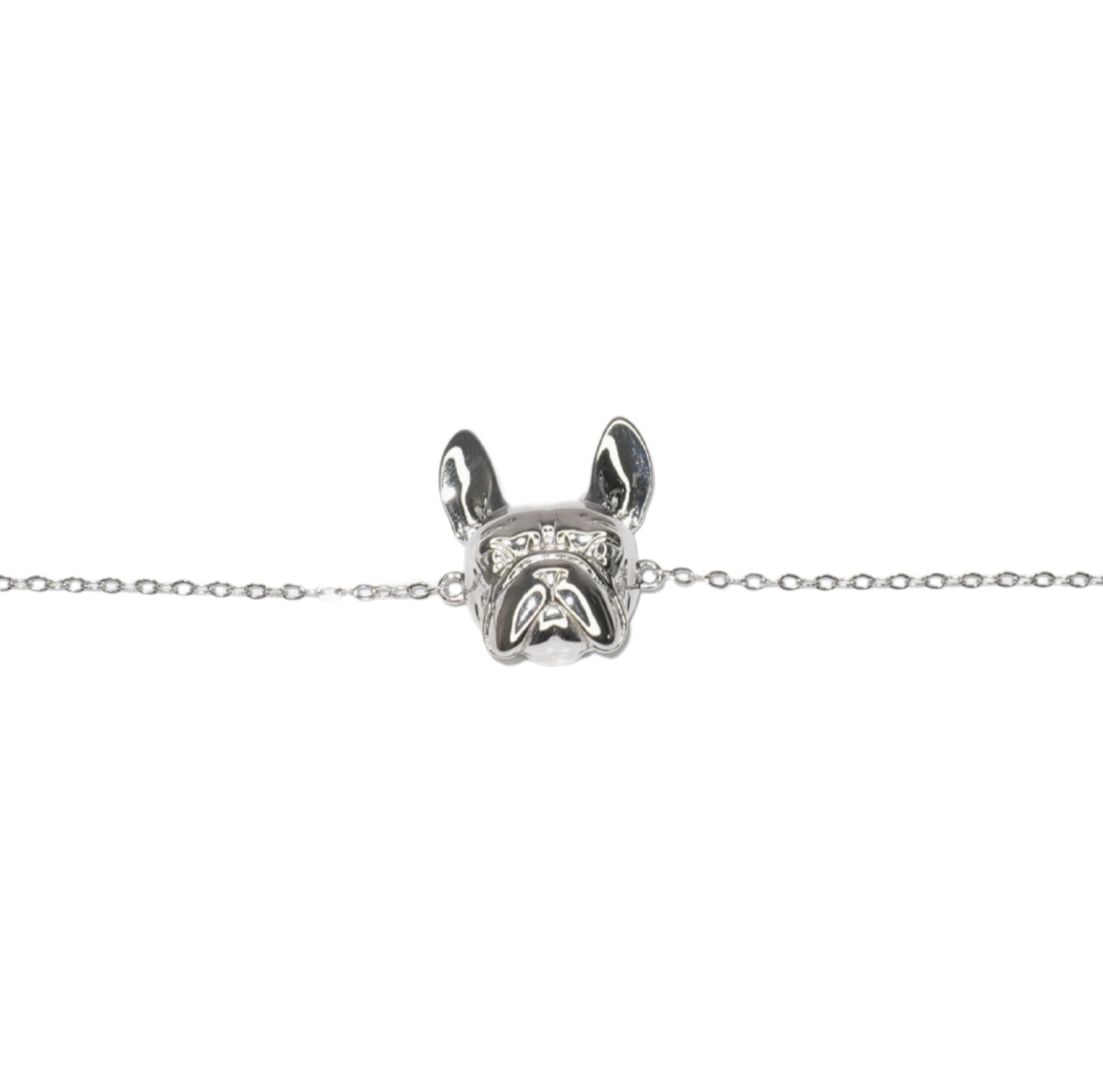 Frenchie Bracelet Silver