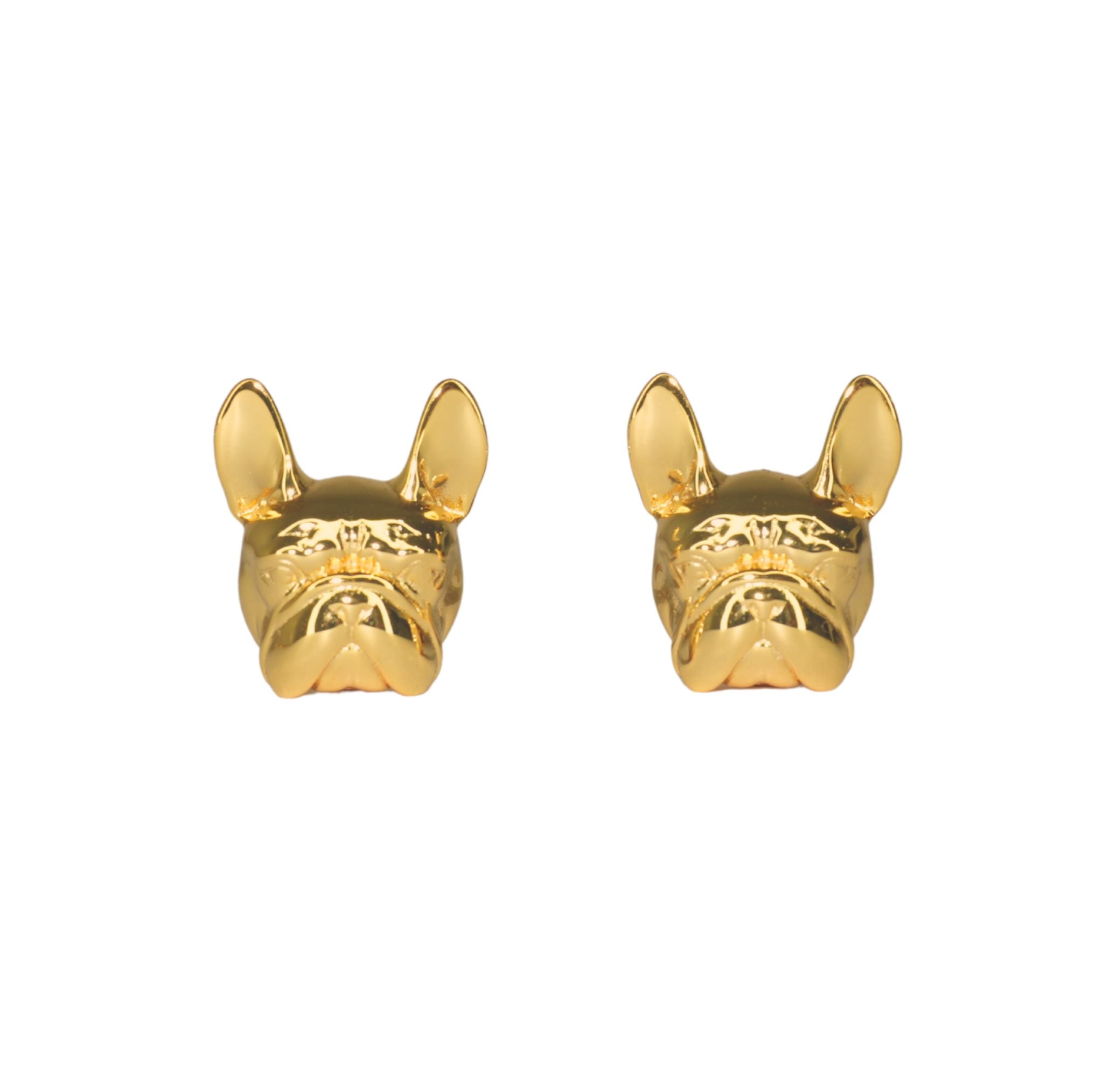 Frenchie Earrings Gold