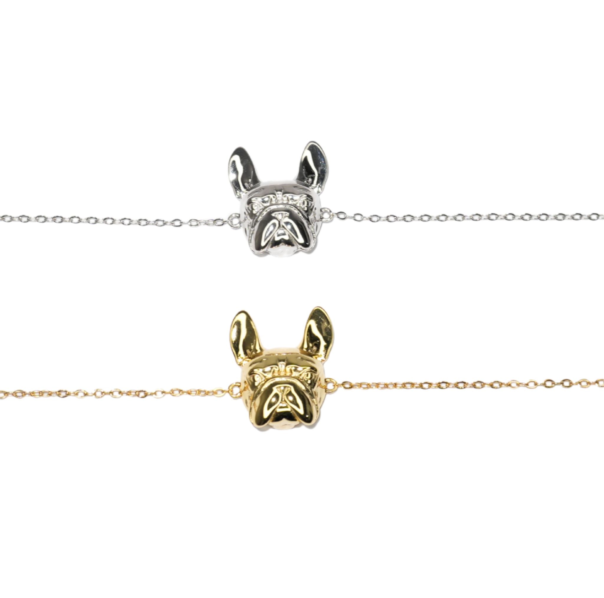 Frenchie Bracelet Silver