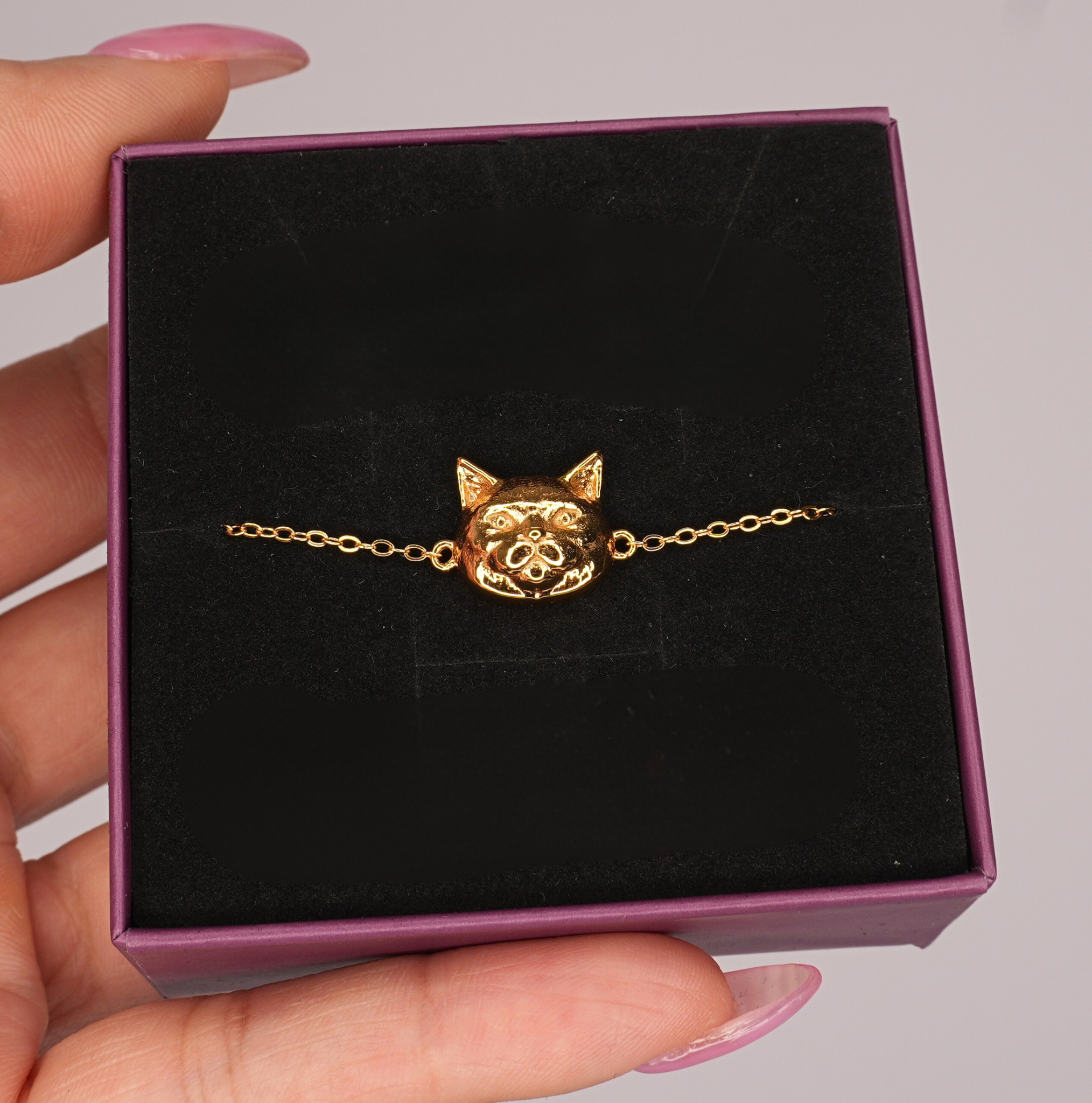 Cat Bracelet Gold